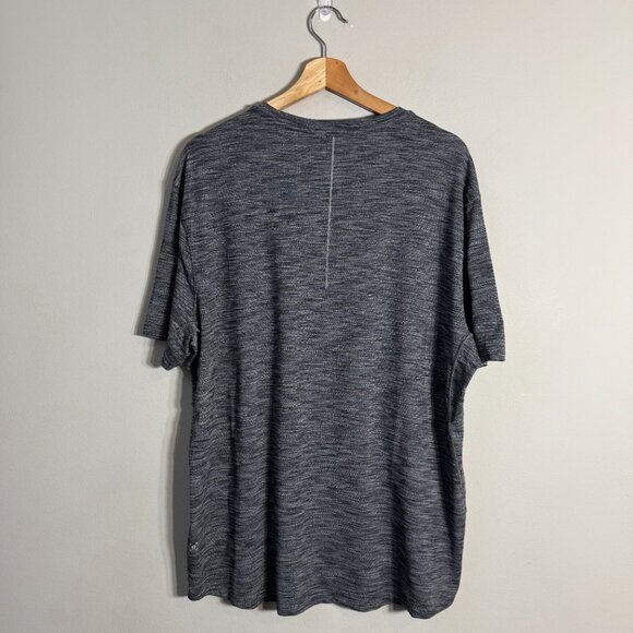 Lululemon Fresh Move Short Sleeve Tee T-Shirt Men's XXL* Gray Active Workout Gym - Picture 4 of 11